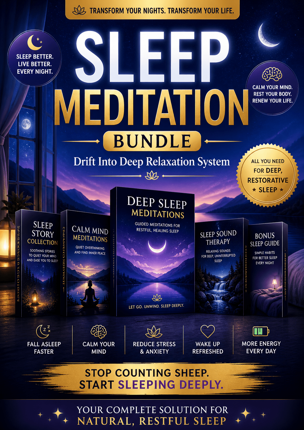Sleep Meditation Bundle - MindyeraSleep Meditation Bundle