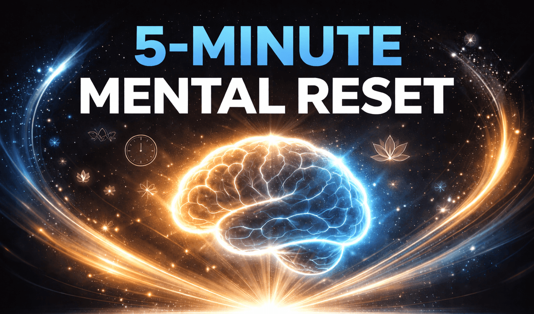 The 5-Minute Mental Reset: Calm Your Mind, Reduce Stress, and Boost Focus Instantly - Mindyera