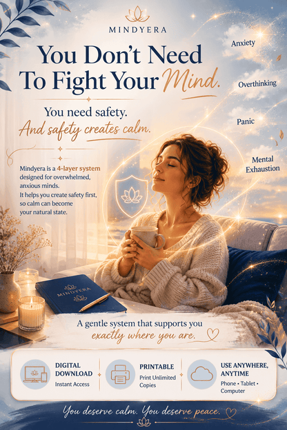 The Mindyera Signature System A Complete -Calm & Clarity Bundle for Overwhelmed Minds - MindyeraThe Mindyera Signature System A Complete -Calm & Clarity Bundle for Overwhelmed Minds