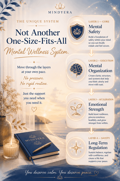The Mindyera Signature System A Complete -Calm & Clarity Bundle for Overwhelmed Minds - MindyeraThe Mindyera Signature System A Complete -Calm & Clarity Bundle for Overwhelmed Minds