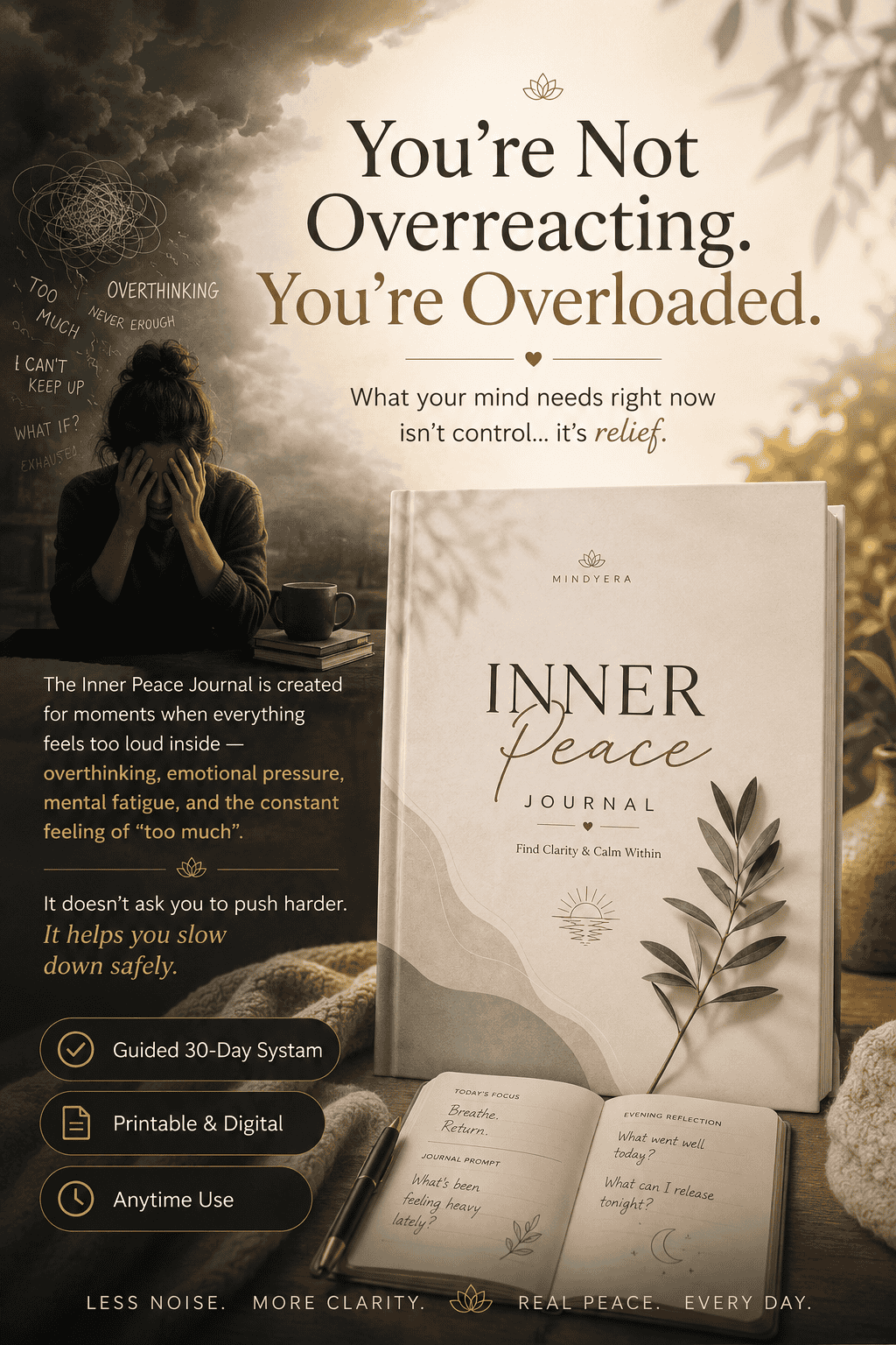 Inner Peace Journal - MindyeraInner Peace Journal