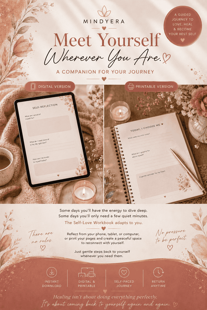 Self Love Workbook - MindyeraSelf Love Workbook